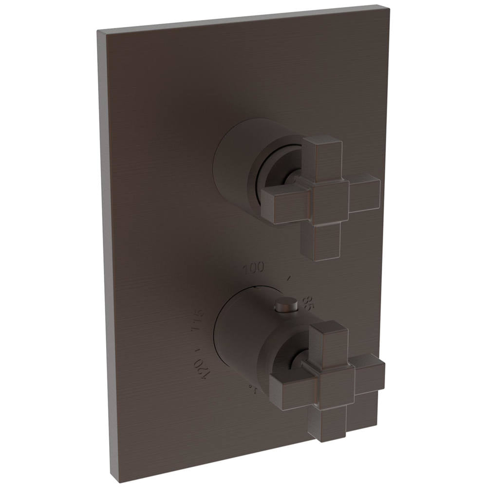 Malvina Thermostatic Valve Trim Only with 2 Cross Handles - Less Rough In