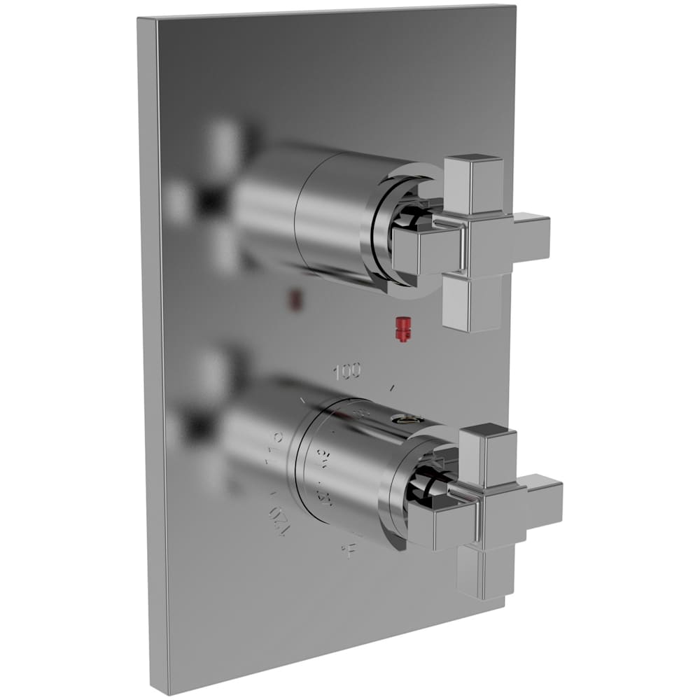 Malvina Thermostatic Valve Trim Only with 2 Cross Handles - Less Rough In