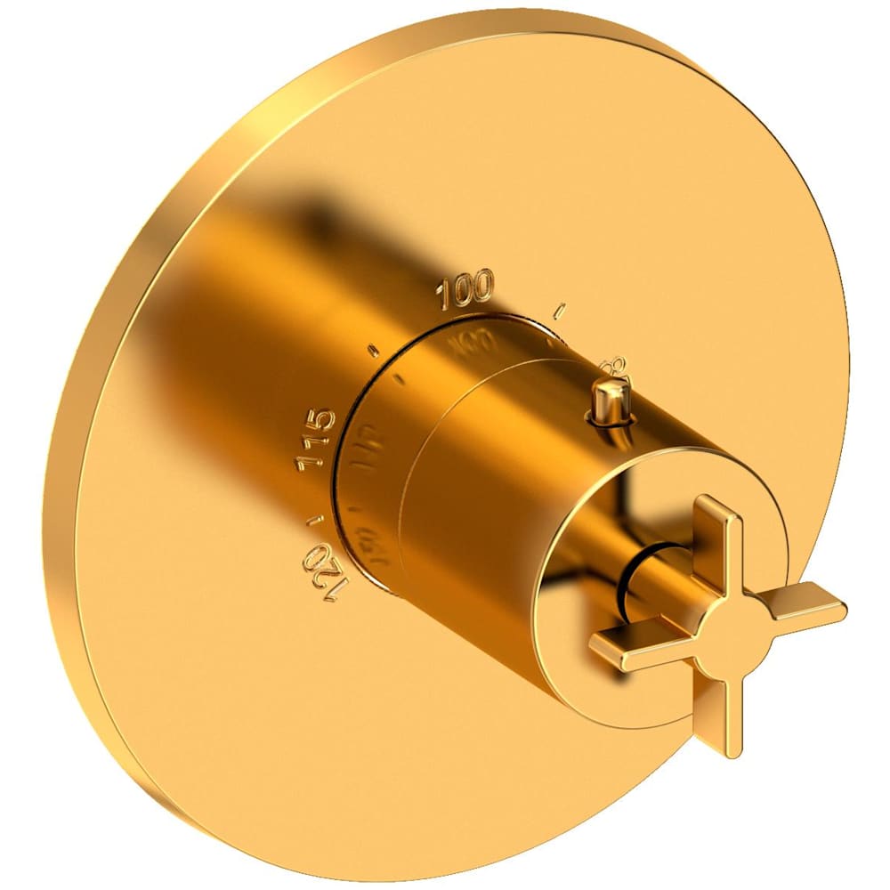 Tolmin Thermostatic Valve Trim Only with 1 Cross Handles - Less Rough In