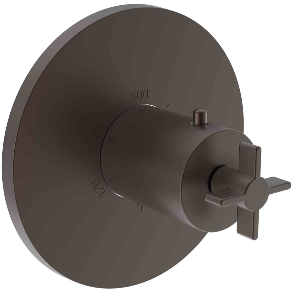 Tolmin Thermostatic Valve Trim Only with 1 Cross Handles - Less Rough In