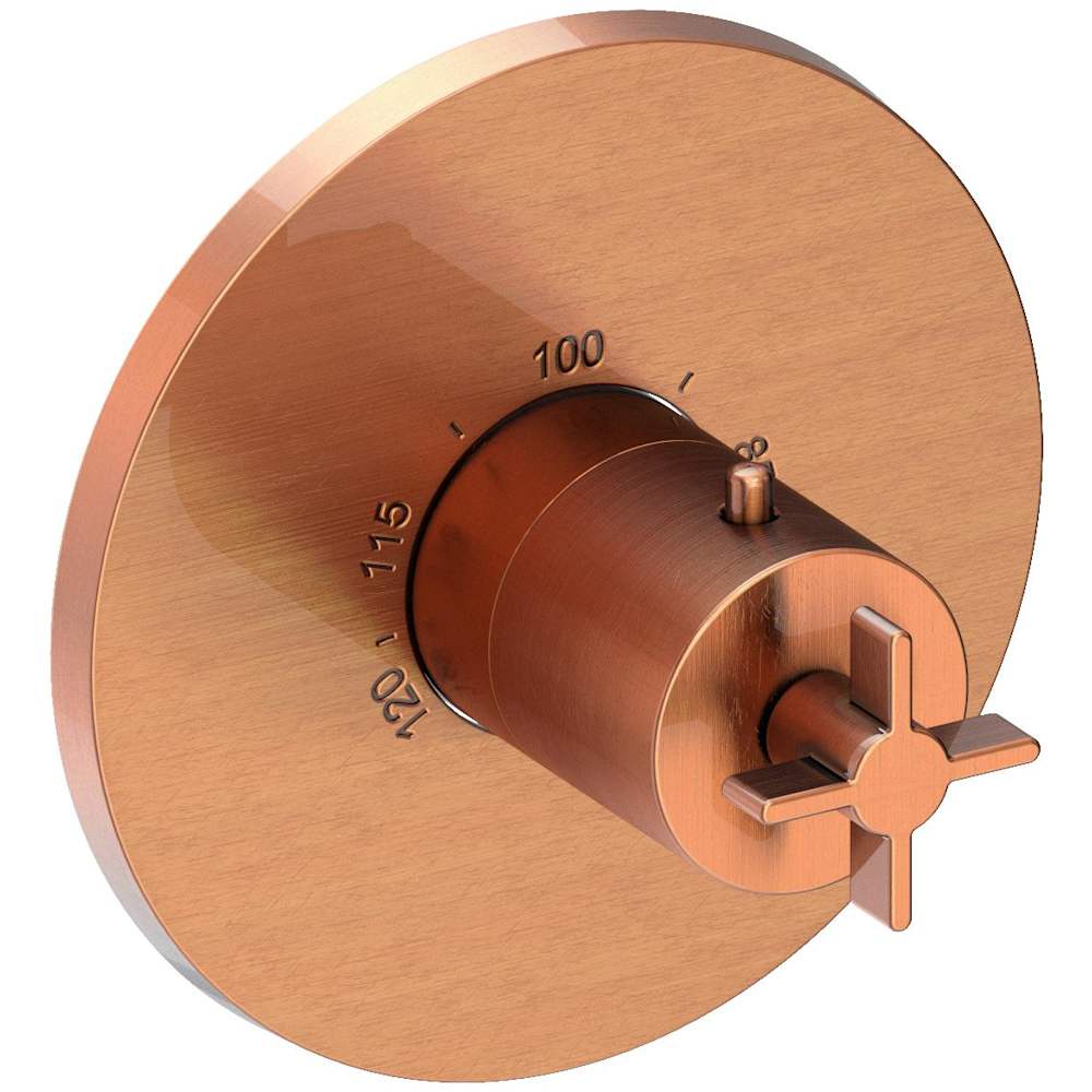 Tolmin Thermostatic Valve Trim Only with 1 Cross Handles - Less Rough In