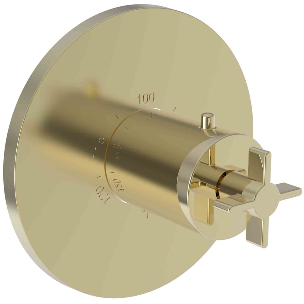Tolmin Thermostatic Valve Trim Only with 1 Cross Handles - Less Rough In