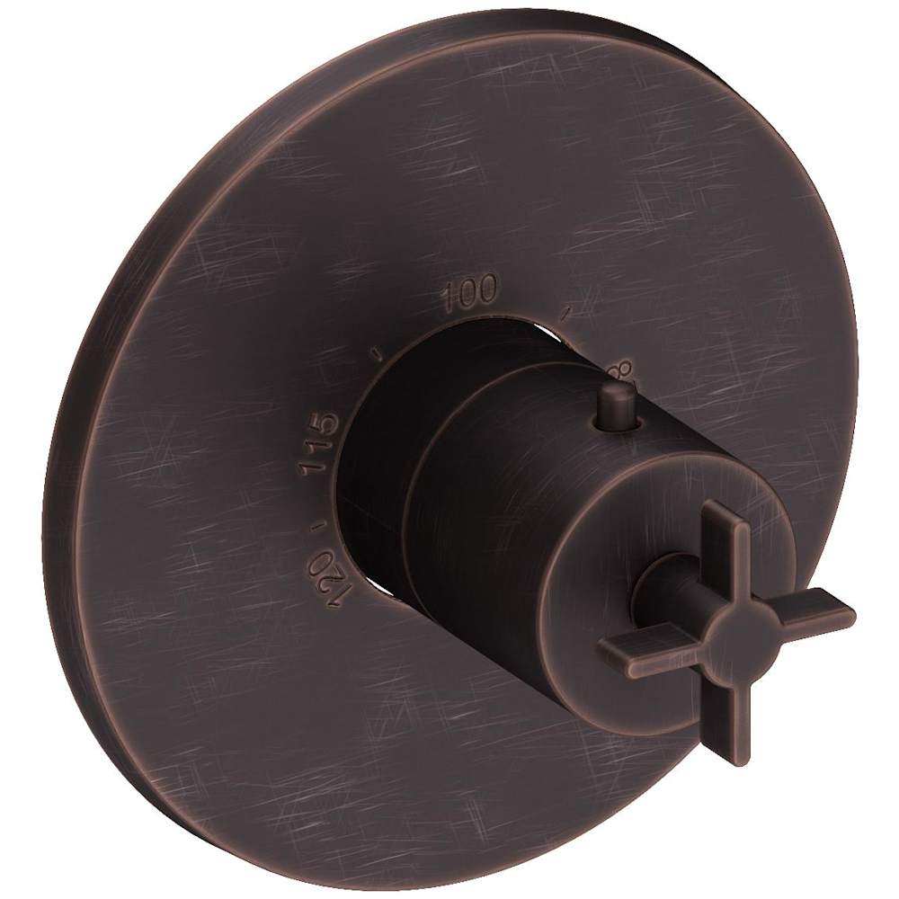 Tolmin Thermostatic Valve Trim Only with 1 Cross Handles - Less Rough In