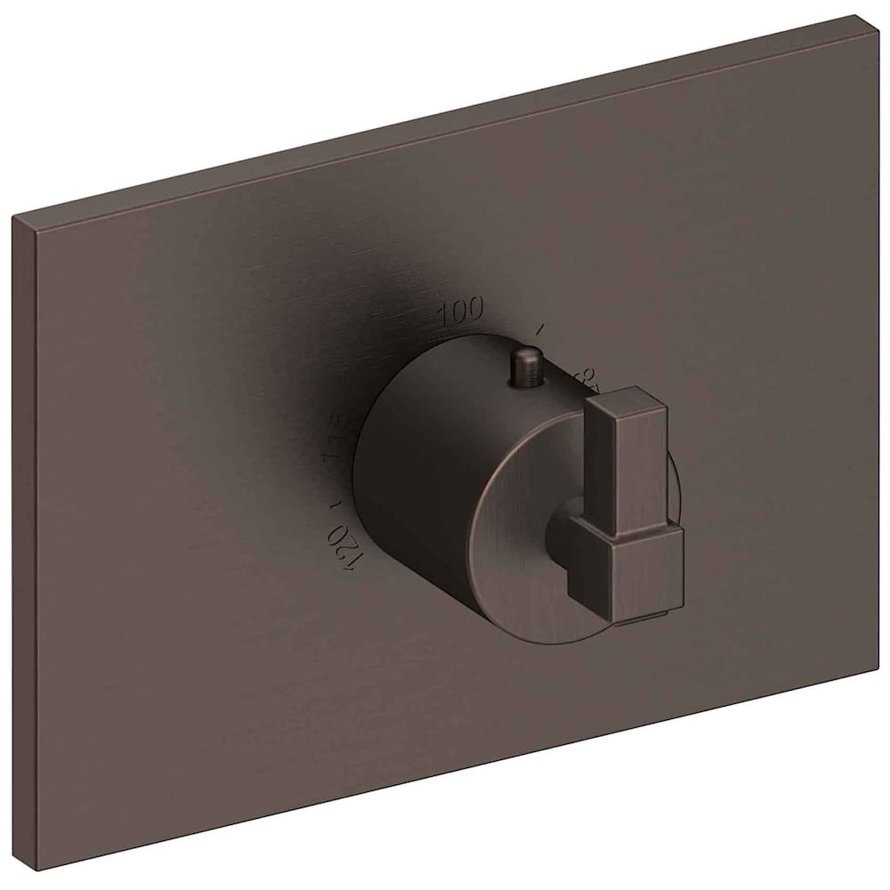 Malvina Thermostatic Valve Trim Only with Single Lever Handle and Diverter Functionality - Less Rough In