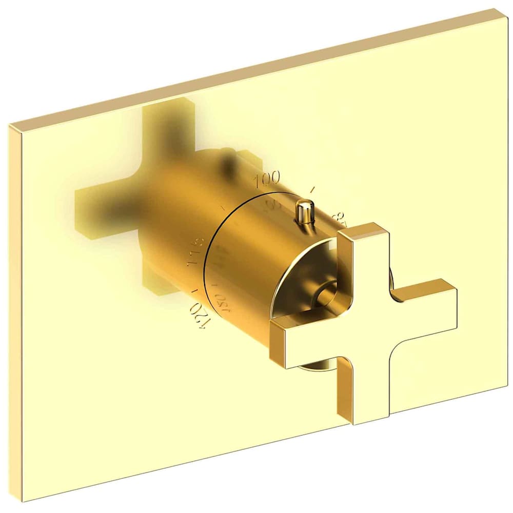 Secant Thermostatic Valve Trim Only with Single Cross Handle and Diverter Functionality - Less Rough In