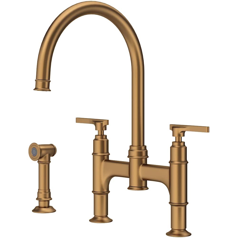 Southbank 1.5 GPM Widespread Bridge Kitchen Faucet - Includes Side Spray