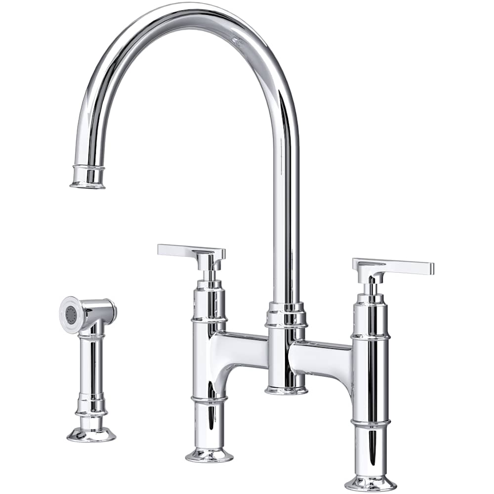Southbank 1.5 GPM Widespread Bridge Kitchen Faucet - Includes Side Spray