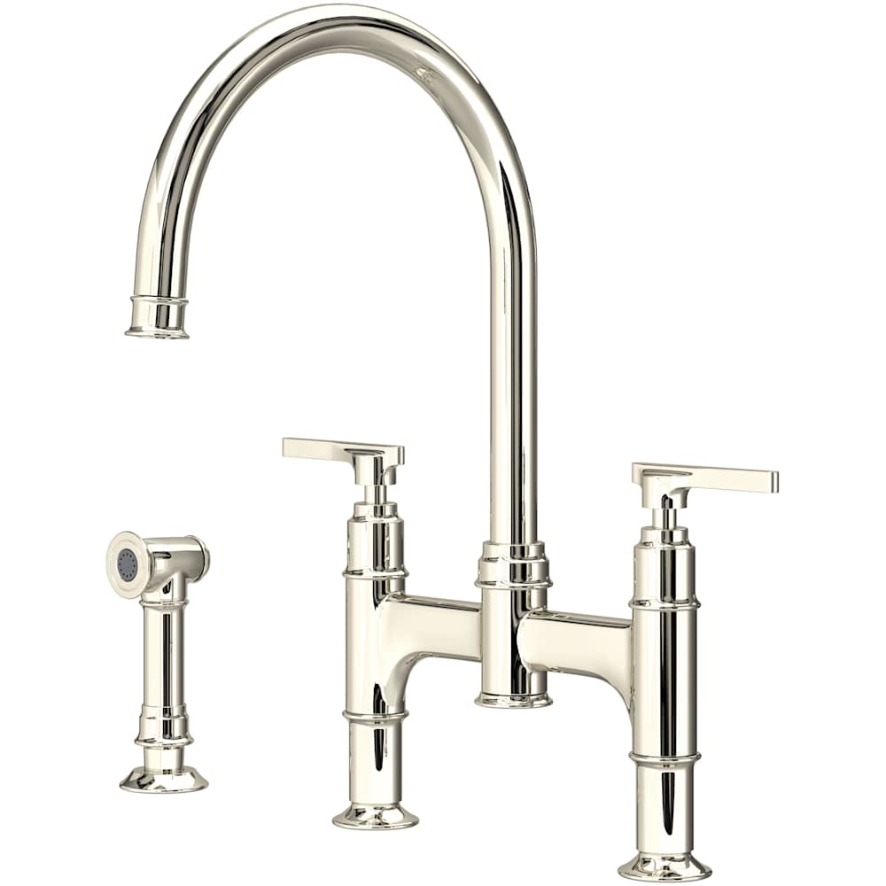 Southbank 1.5 GPM Widespread Bridge Kitchen Faucet - Includes Side Spray