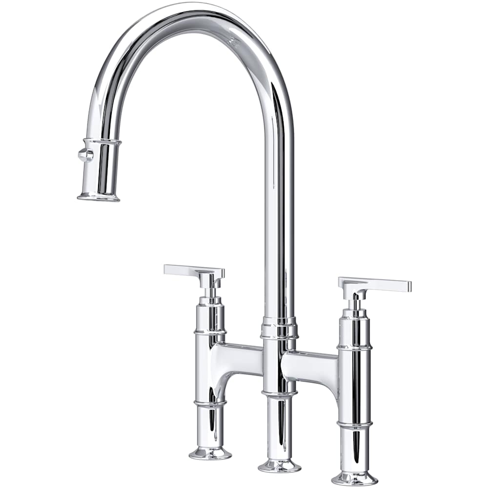 Southbank 1.8 GPM Widespread Bridge Pull Down Kitchen Faucet