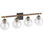 Matte Black / Brushed Modern Brass