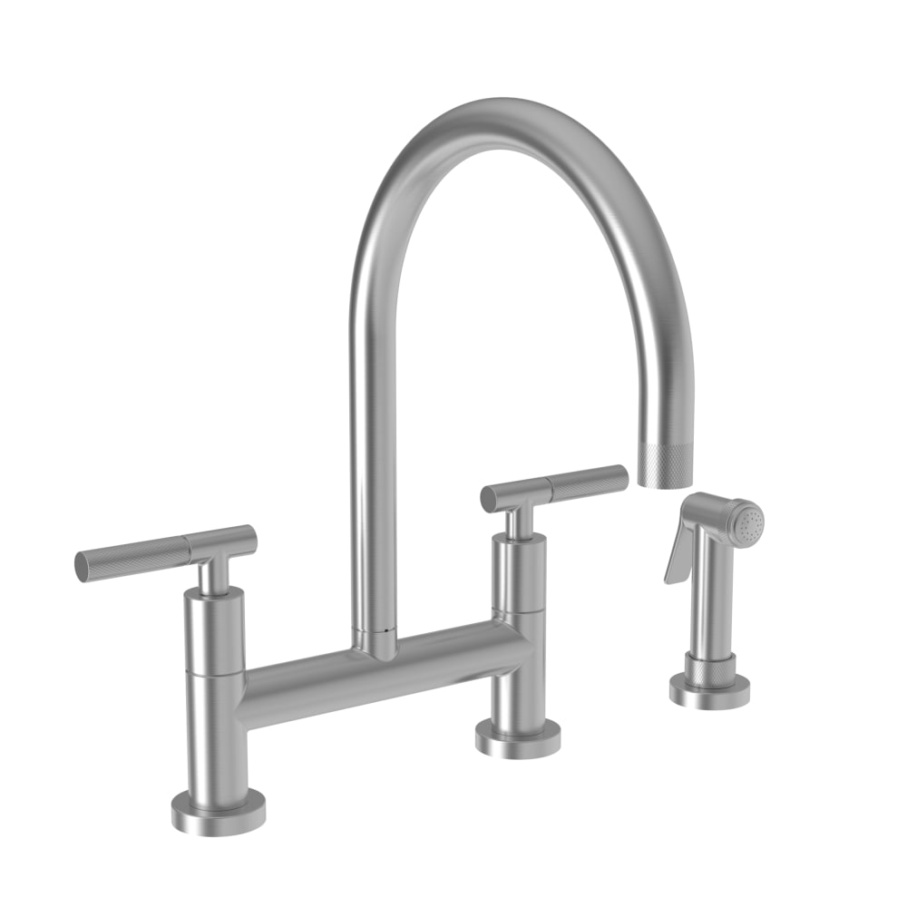 Muncy 1.8 GPM Widespread Bridge Kitchen Faucet - Includes Side Spray