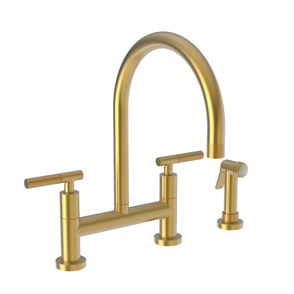Muncy 1.8 GPM Widespread Bridge Kitchen Faucet - Includes Side Spray