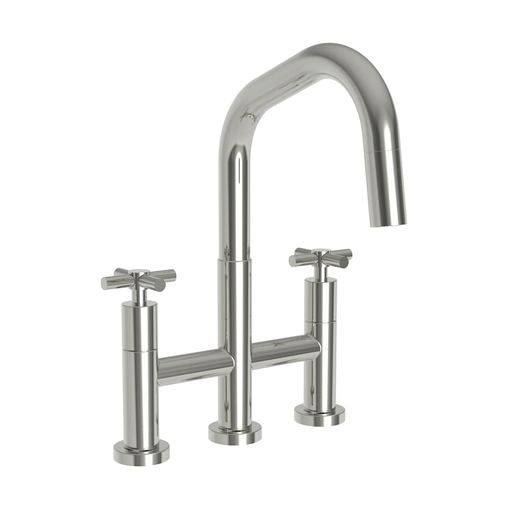 East Square 1.8 GPM Widespread Bridge Pull Down Kitchen Faucet