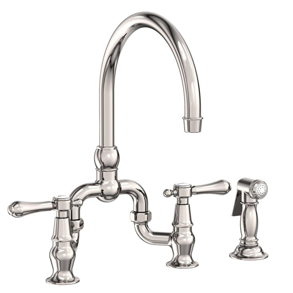 Chesterfield 1.8 GPM Widespread Bridge Kitchen Faucet - Includes Side Spray