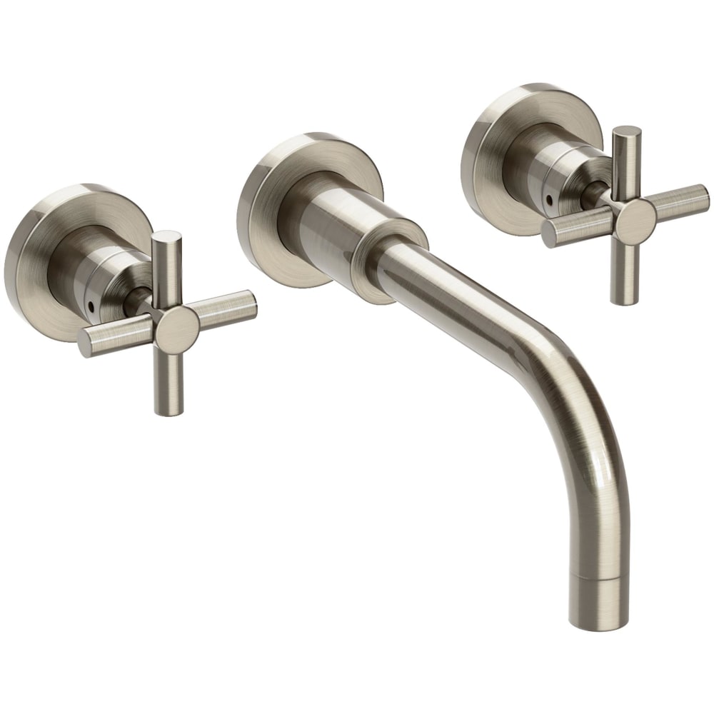 East Linear 1.2 GPM Wall Mounted Widespread Bathroom Faucet