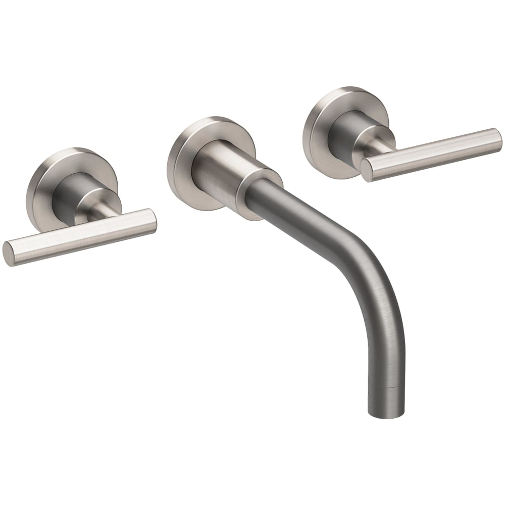 East Linear 1.2 GPM Wall Mounted Widespread Bathroom Faucet