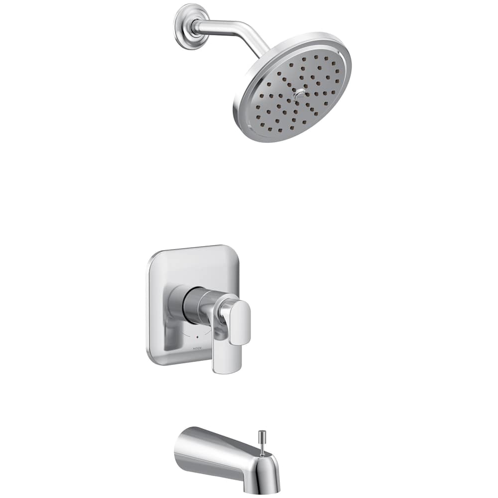Moen Voss Double Handle Widespread Bathroom Faucet - Pop-Up Drain Included Polished Nickel