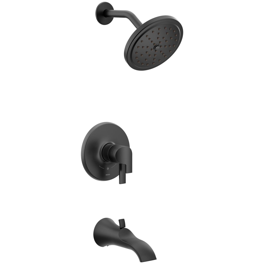 Moen Weymouth Single Handle Posi-Temp Pressure Balanced Multi-Function Shower Trim with Shower Head (Less Valve) Brushed Nickel