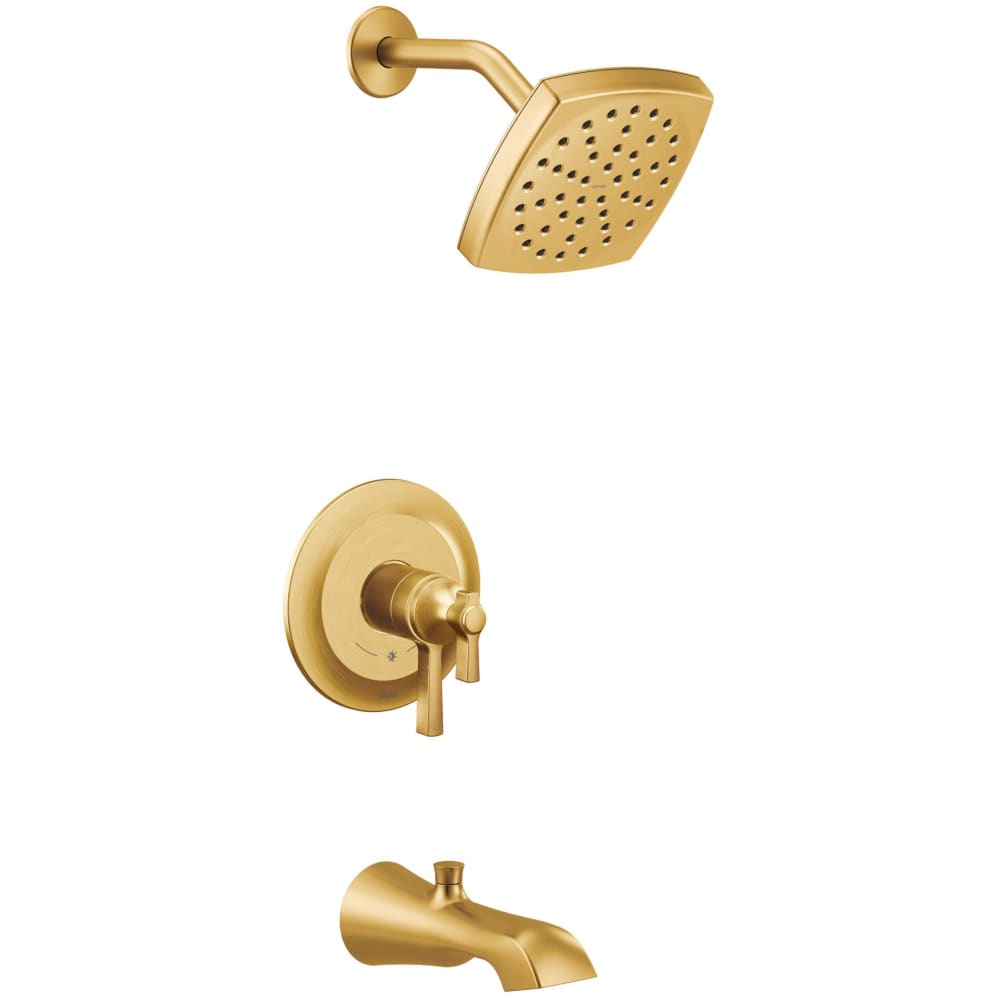 Moen Annex Shower System with 2 GPM Rain Shower Head, Slide Bar, Shower Arm, and Hand Shower Chrome
