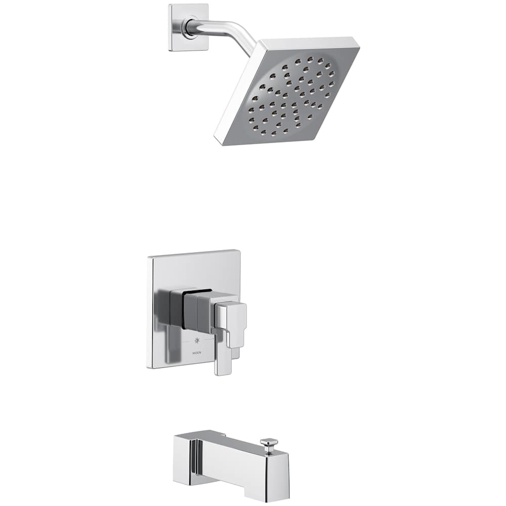 Moen U by Moen Smart Shower 2-Outlet Digital Shower Controller with 1/2" Connections, Wifi Technology, Thermostatic Shower Valve, and Backup Battery Kit Terra Beige