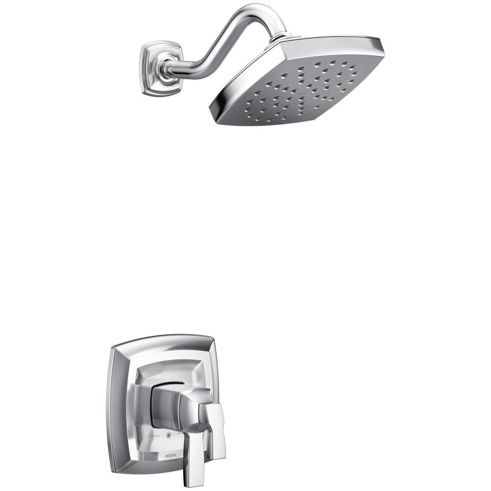 Moen Genta LX 1.2 GPM Widespread Bathroom Faucet with Pop-Up Drain (Valve Included) Brushed Nickel