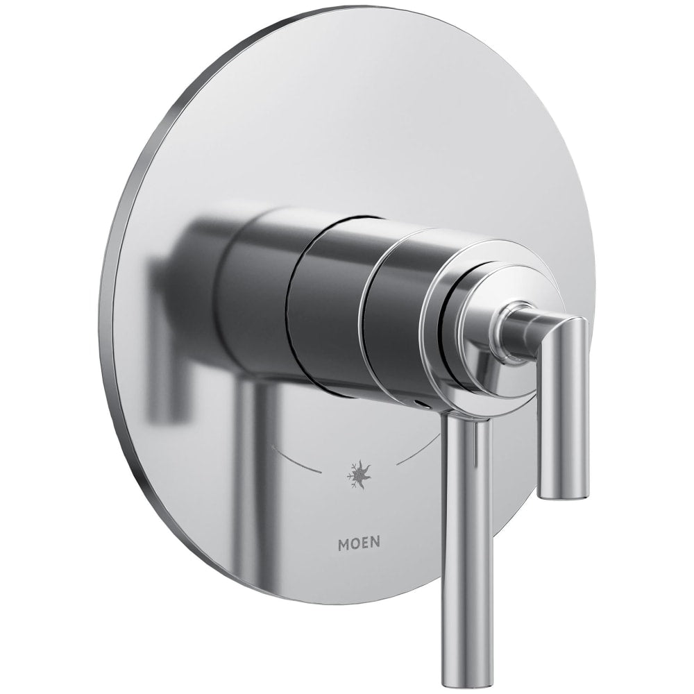 Moen Doux Volume Control Valve Trim Only with Single Lever Handle - Less Rough In Chrome