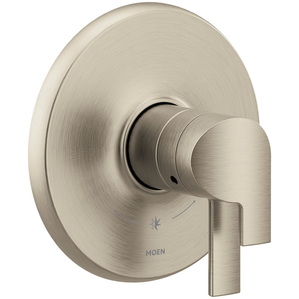 Moen Weymouth 3 Function Pressure Balanced Valve Trim Only with Double Lever Handles, Integrated Diverter - Less Rough In Polished Nickel