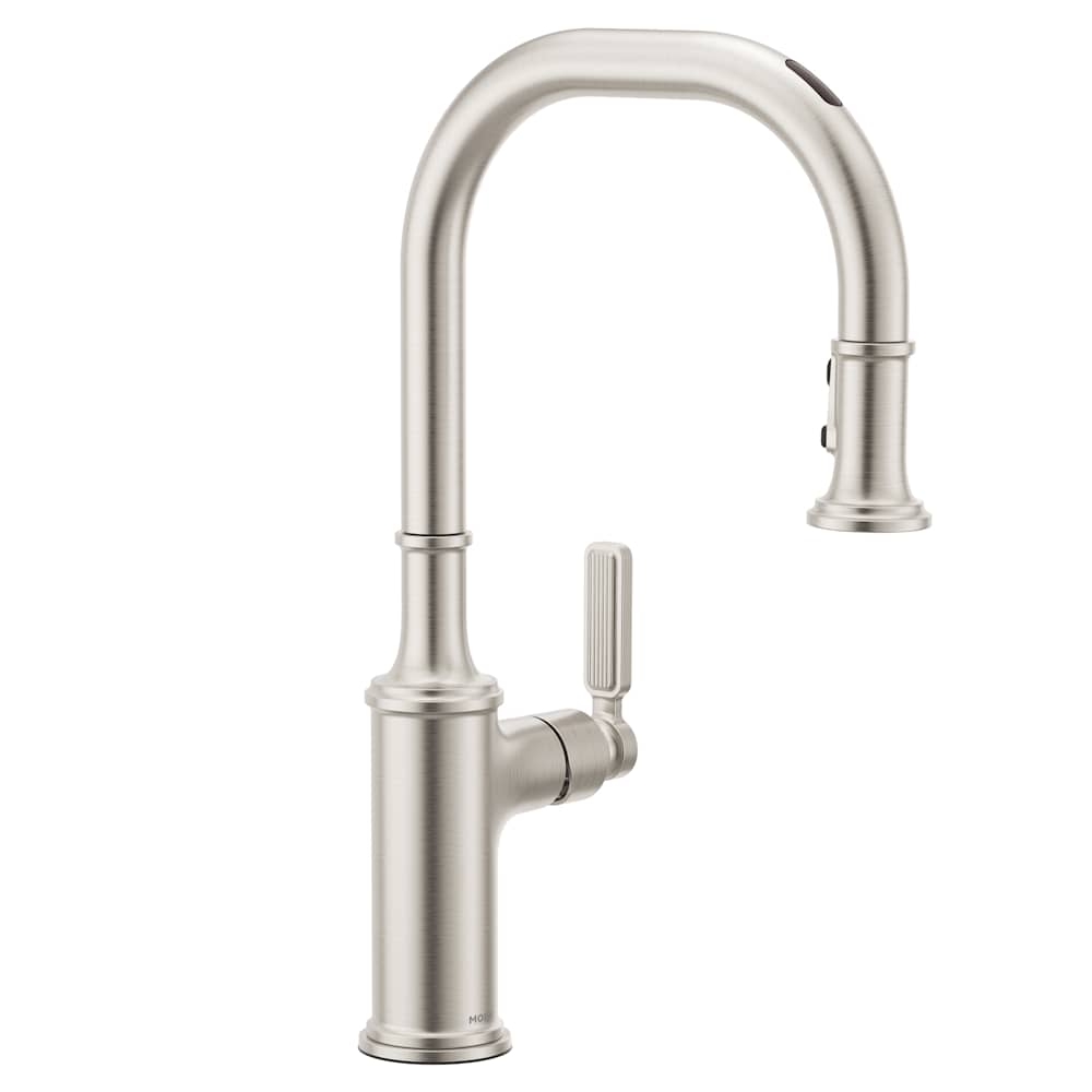 Moen Smyth Smart Kitchen Faucet with 1.5 GPM Pull Down Spray plus MotionSense Wave and Voice Control Spot Resist Stainless