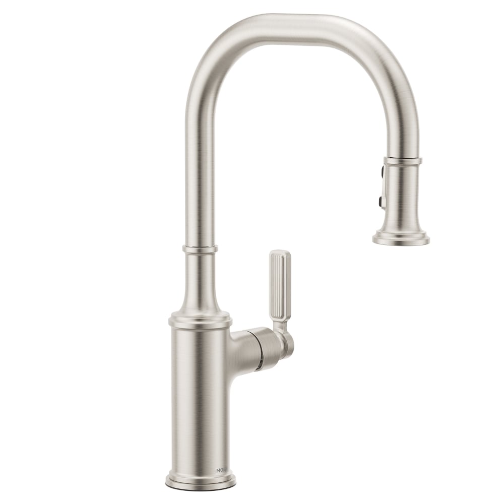 Moen Smyth 1.5 GPM Single Hole Kitchen Faucet Spot Resist Stainless