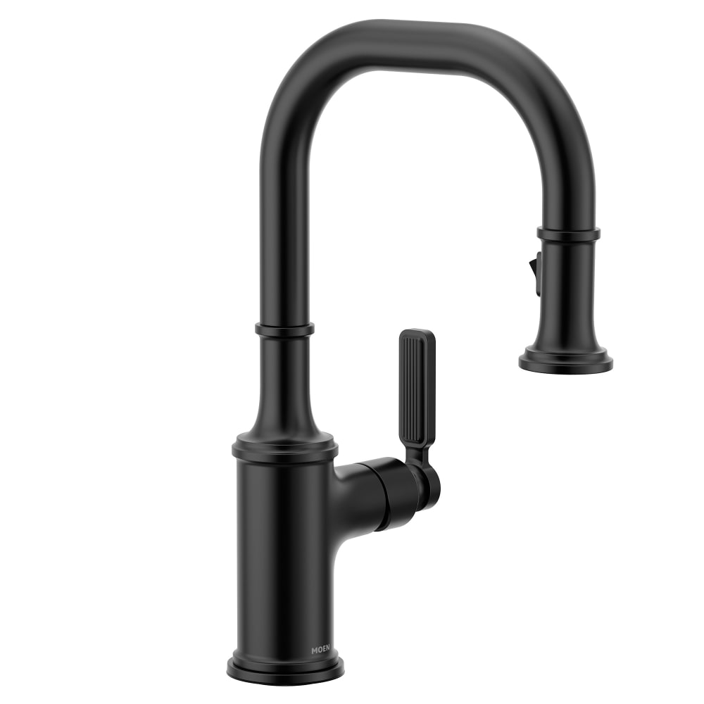 Moen Smyth 1.5 GPM Single Hole Bar Faucet Matte Black