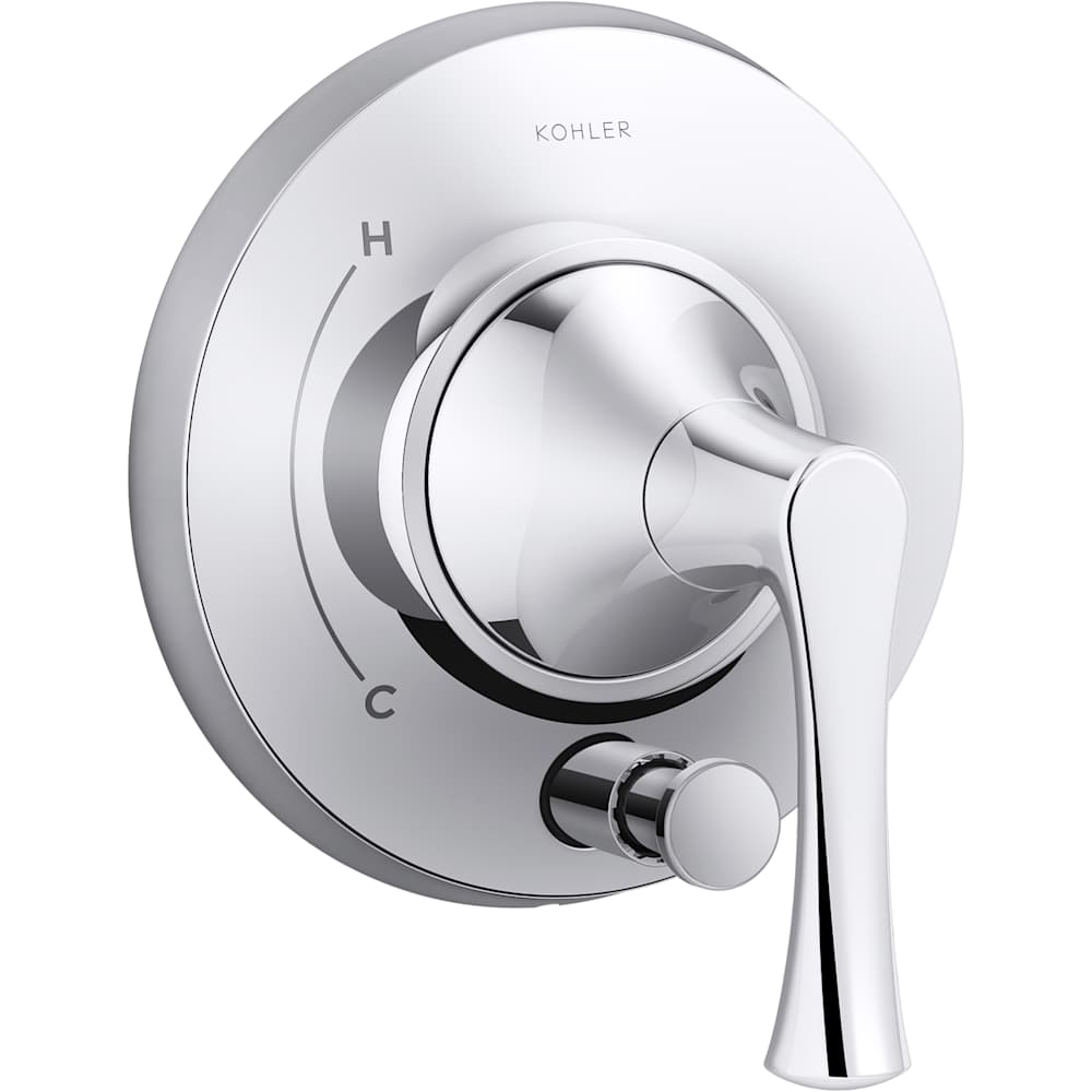 Buckley Pressure Balanced Valve Trim Only with Single Lever Handle and Integrated Diverter - Less Rough In