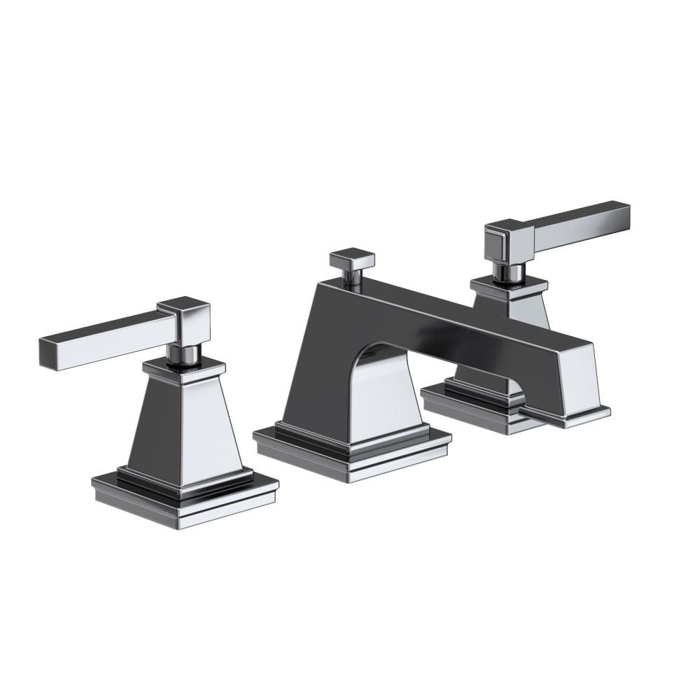 Malvina 1.2 GPM Widespread Bathroom Faucet with Pop-Up Drain Assembly with Lever Handles