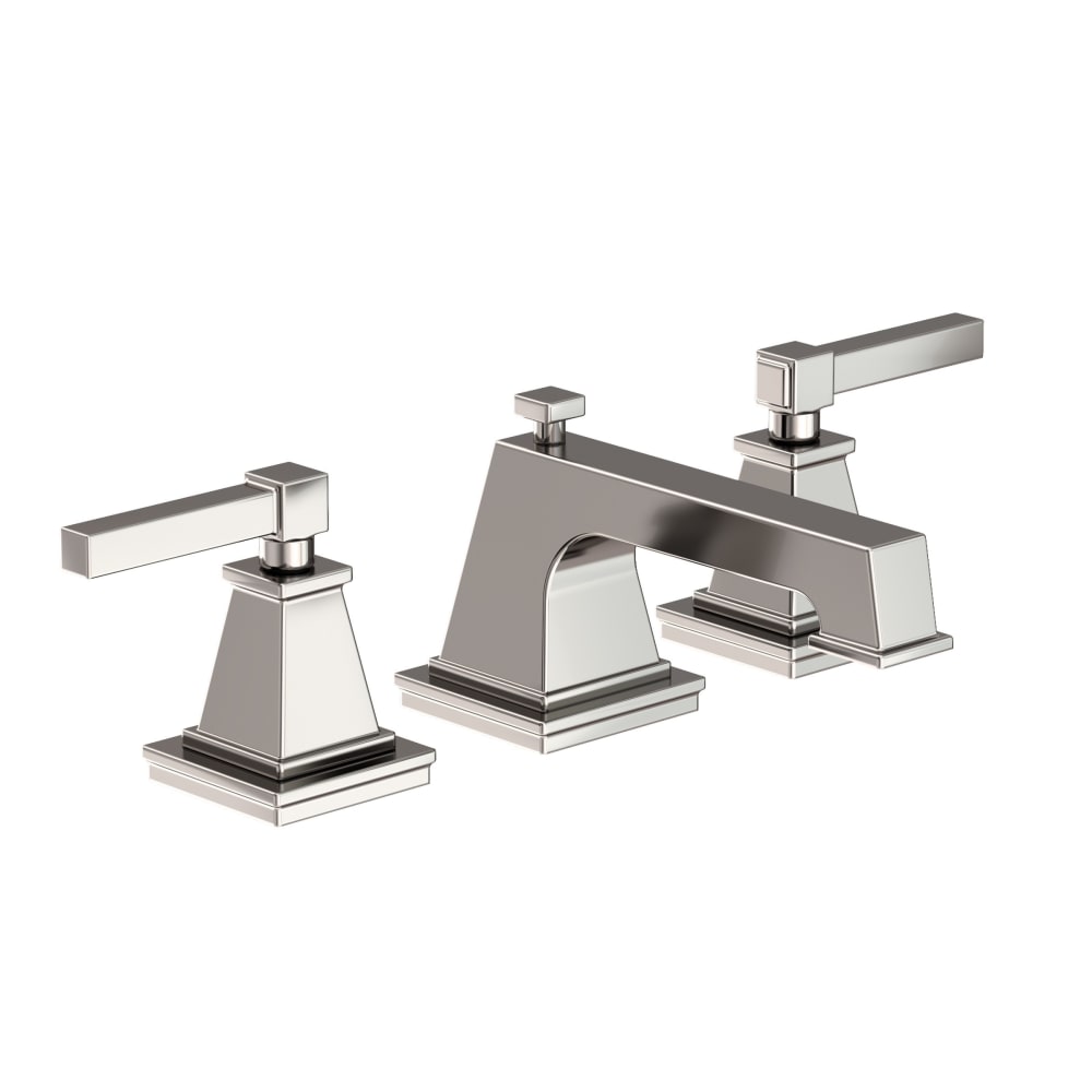 Malvina 1.2 GPM Widespread Bathroom Faucet with Pop-Up Drain Assembly with Lever Handles