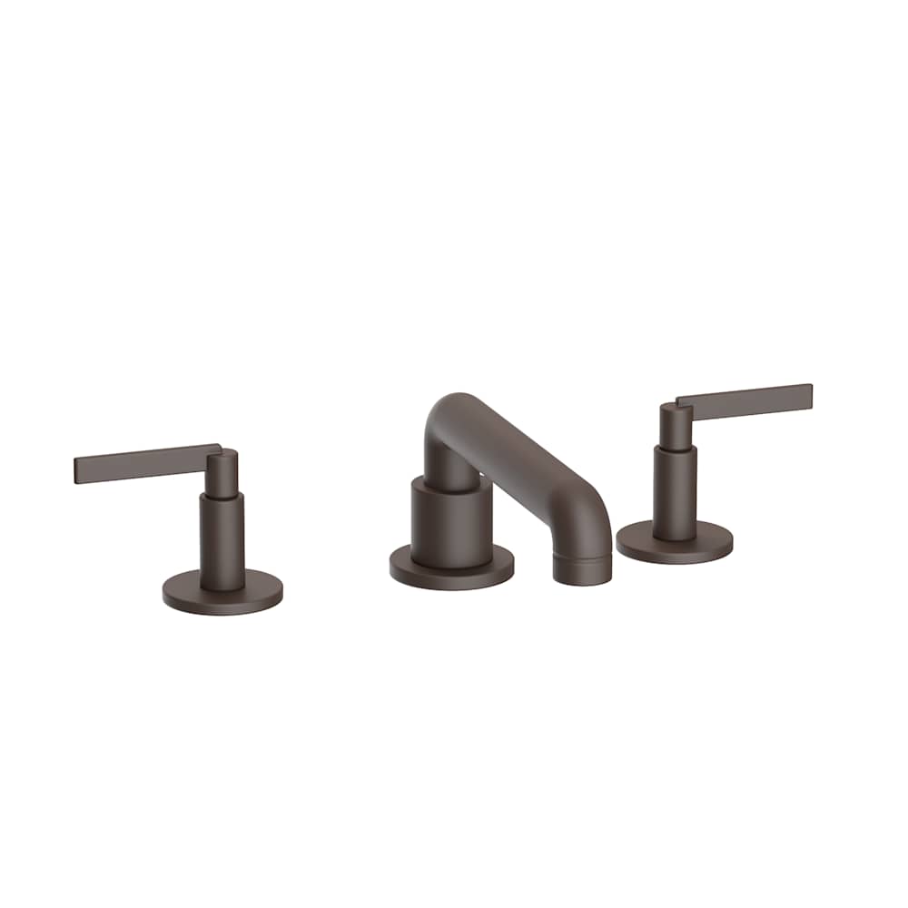 Tolmin 1.2 GPM Widespread Bathroom Faucet with Lever Handles and Angled Spout