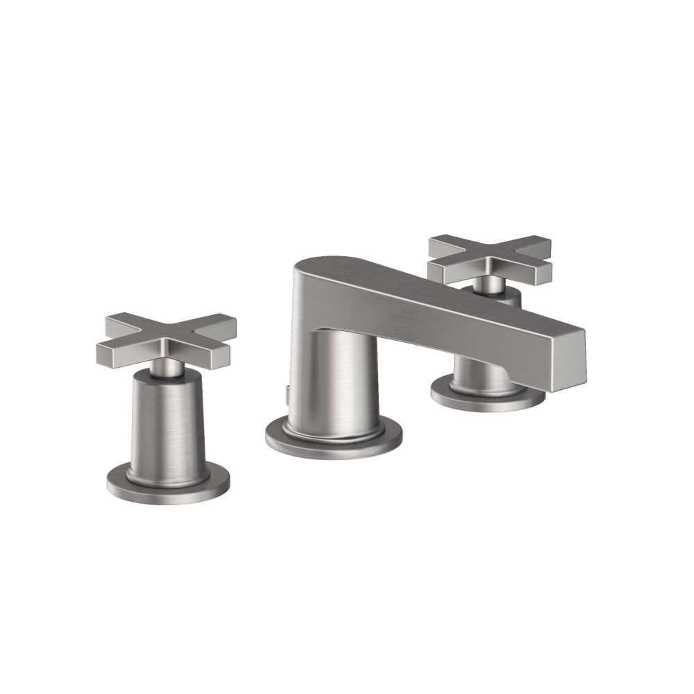 Dorrance 1.2 GPM Widespread Bathroom Faucet with Pop-Up Drain Assembly with Cross Handles