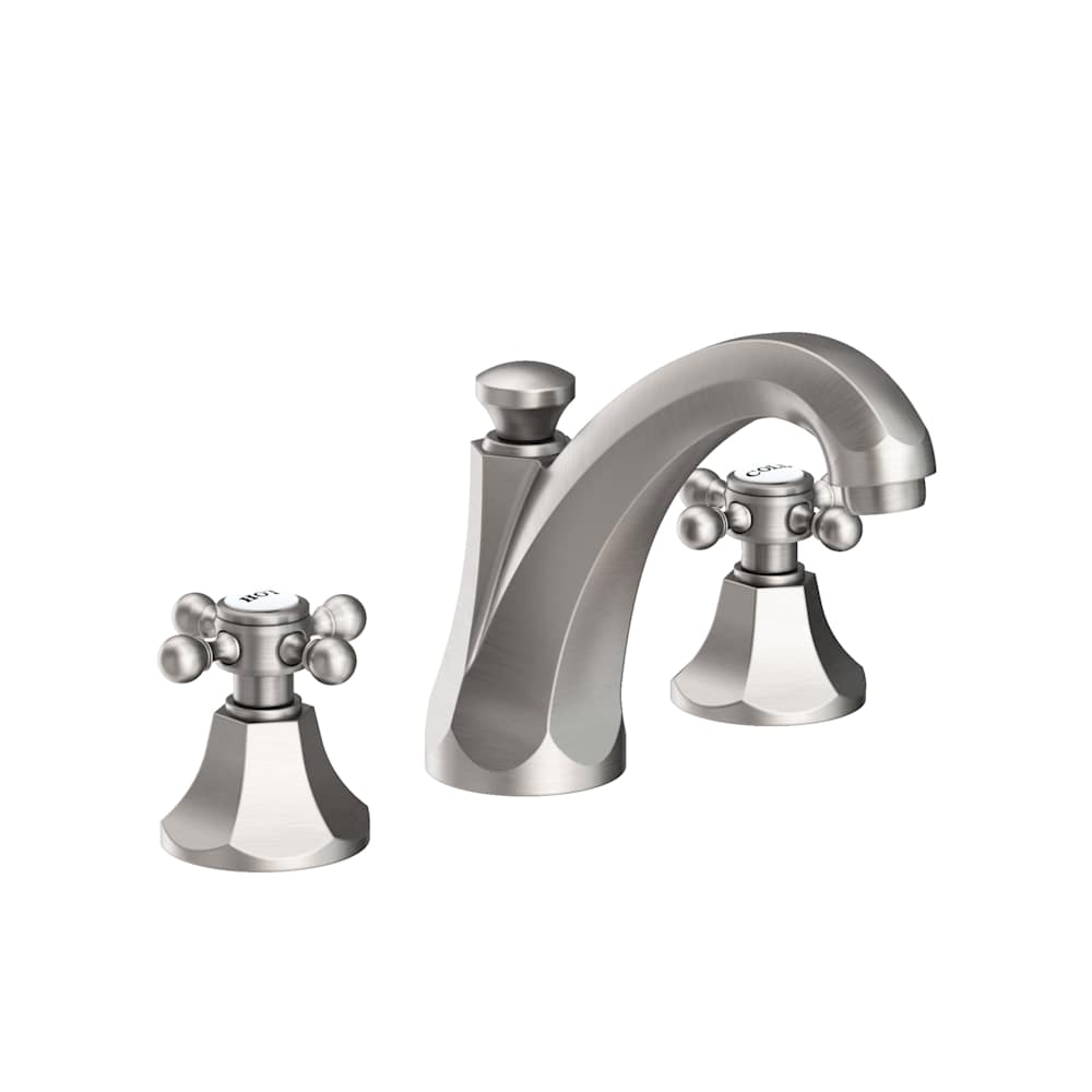 Metropole 1.2 GPM Widespread Bathroom Faucet with Pop-Up Drain Assembly and Cross Handles