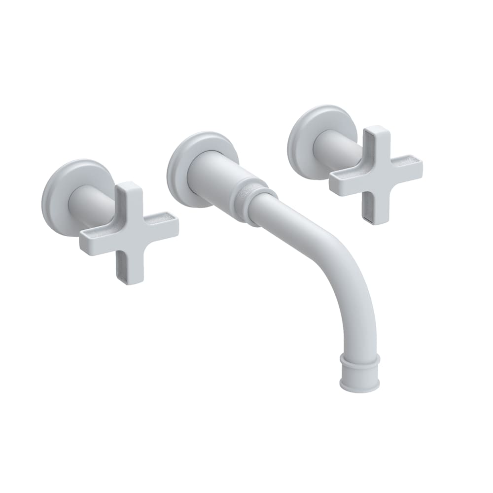 Griffey 1.2 GPM Wall Mounted Widespread Bathroom Faucet with Cross Handles