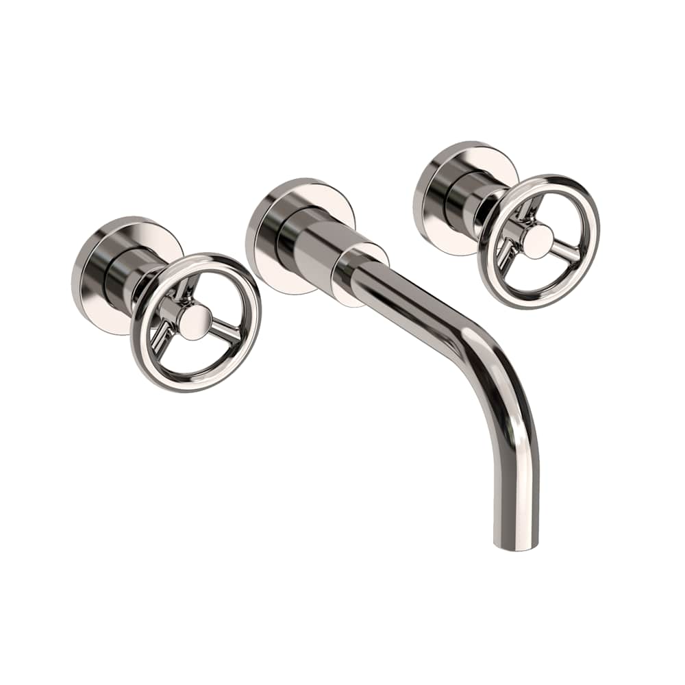 Slater 1.2 GPM Wall Mounted Widespread Bathroom Faucet