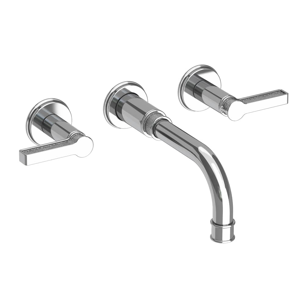 Griffey 1.2 GPM Wall Mounted Widespread Bathroom Faucet with Lever Handles