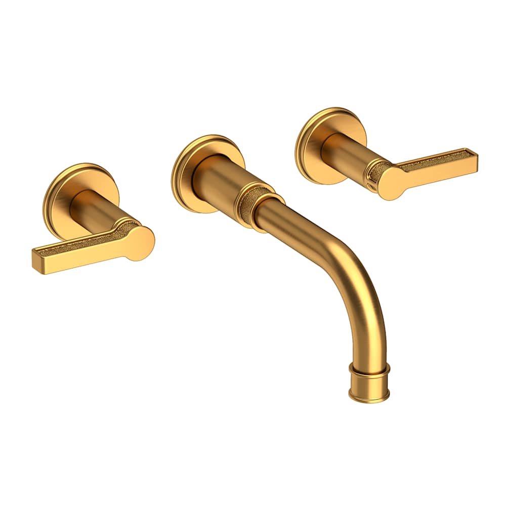 Griffey 1.2 GPM Wall Mounted Widespread Bathroom Faucet with Lever Handles