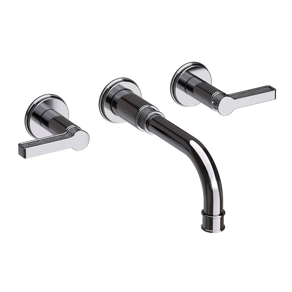 Griffey 1.2 GPM Wall Mounted Widespread Bathroom Faucet with Lever Handles