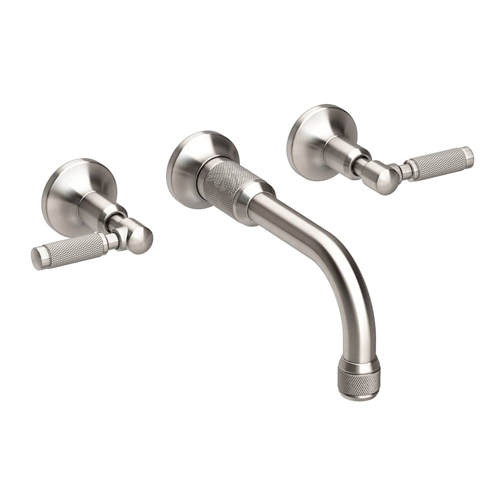 Clemens 1.2 GPM Wall Mounted Widespread Bathroom Faucet with Lever Handles