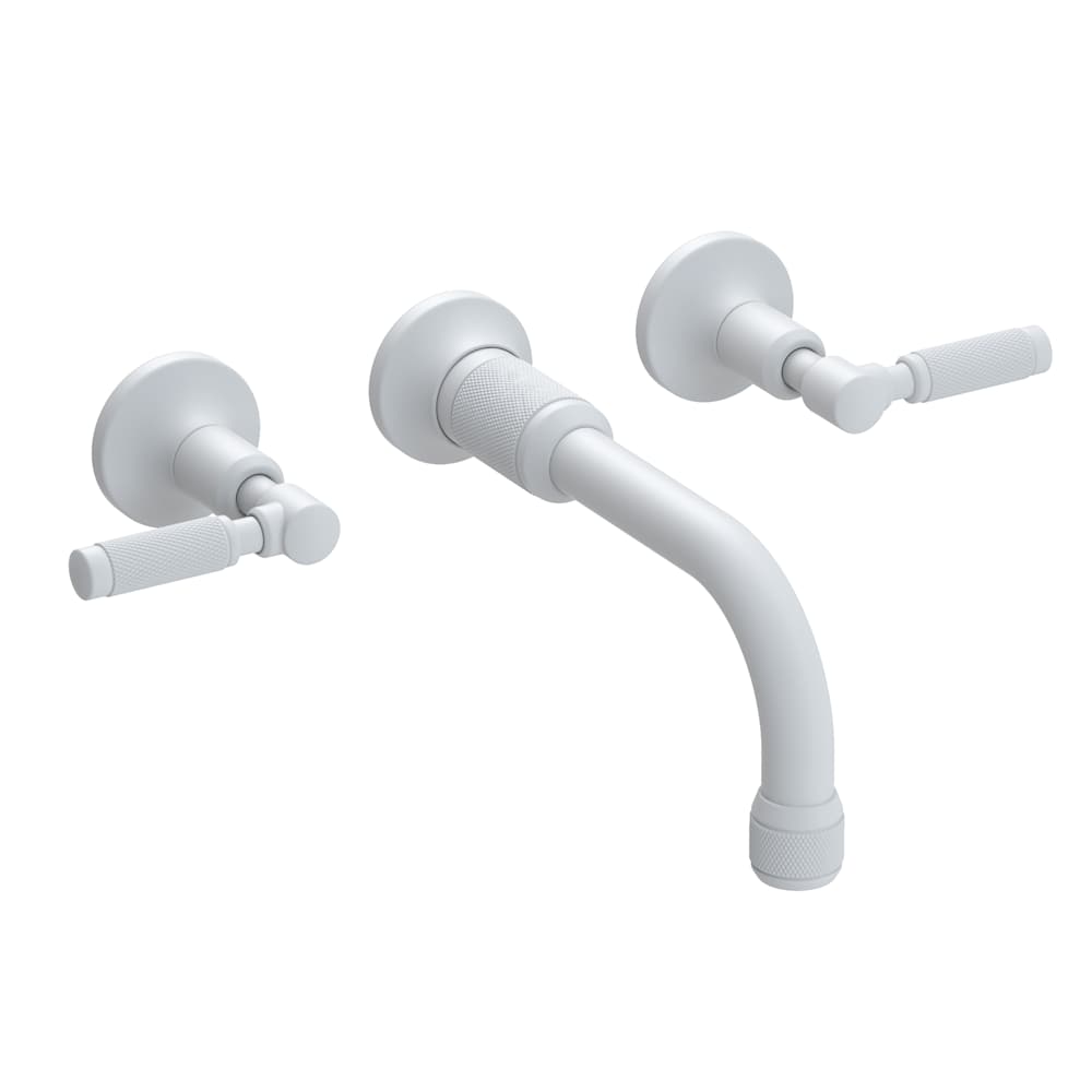Clemens 1.2 GPM Wall Mounted Widespread Bathroom Faucet with Lever Handles