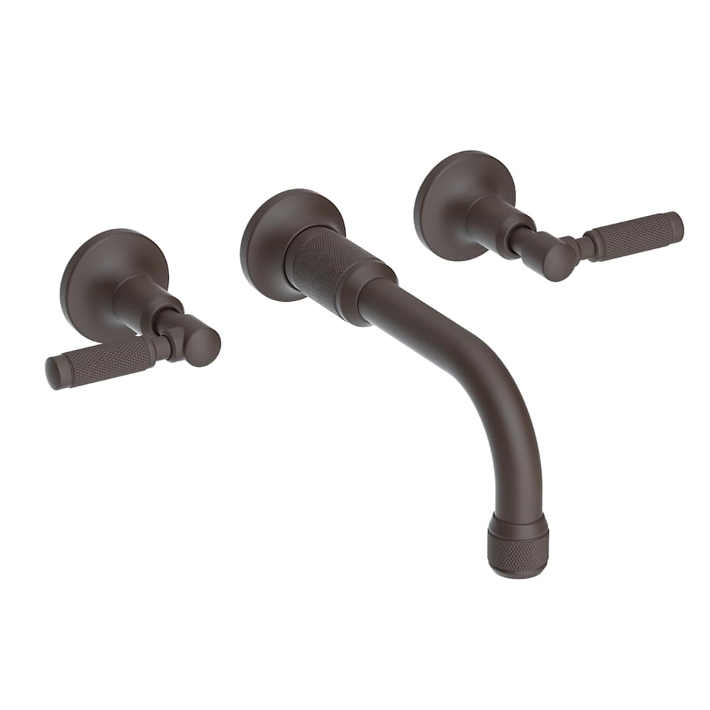 Clemens 1.2 GPM Wall Mounted Widespread Bathroom Faucet with Lever Handles