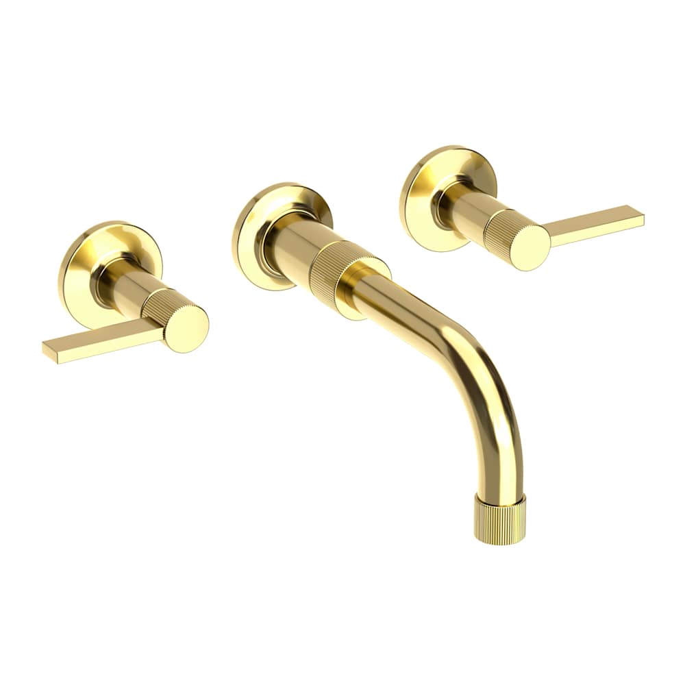 Pardees 1.2 GPM Wall Mounted Widespread Bathroom Faucet with Lever Handles