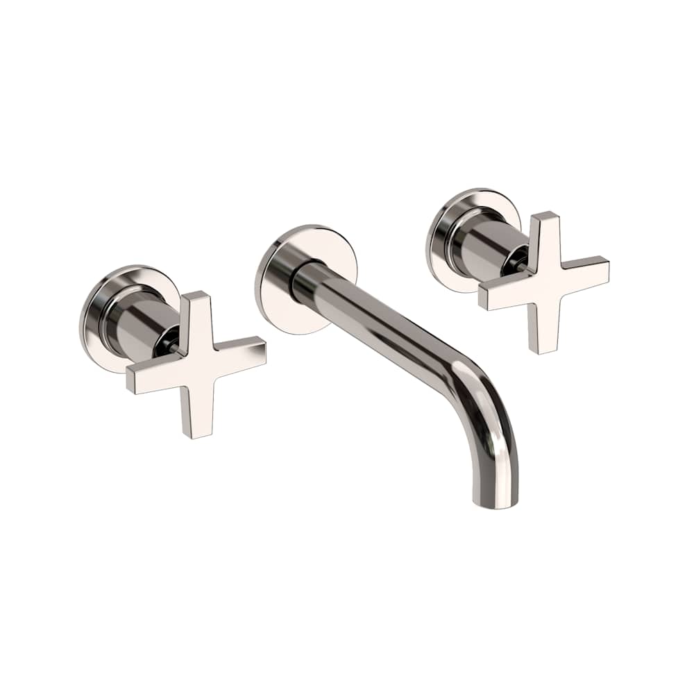 Dorrance 1.2 GPM Wall Mounted Widespread Bathroom Faucet with Cross Handles