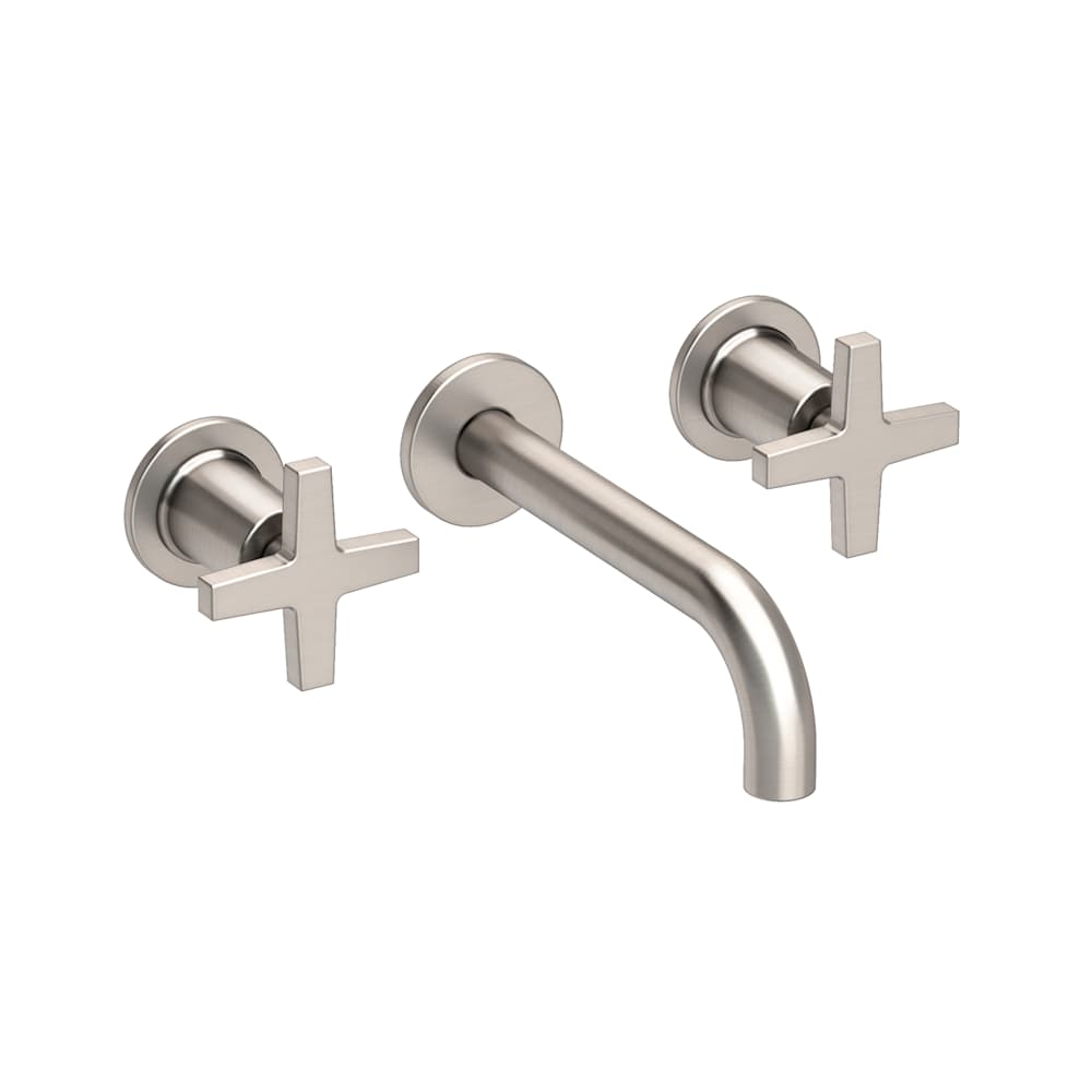 Dorrance 1.2 GPM Wall Mounted Widespread Bathroom Faucet with Cross Handles