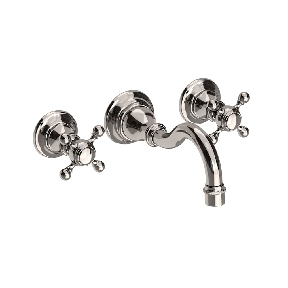 Victoria 1.2 GPM Wall Mounted Widespread Bathroom Faucet