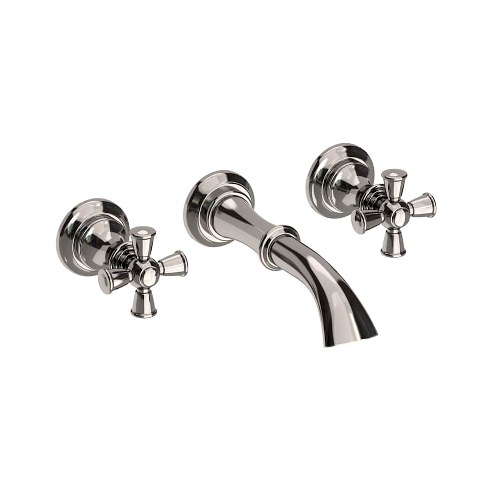 Sutton 1.2 GPM Wall Mounted Widespread Bathroom Faucet