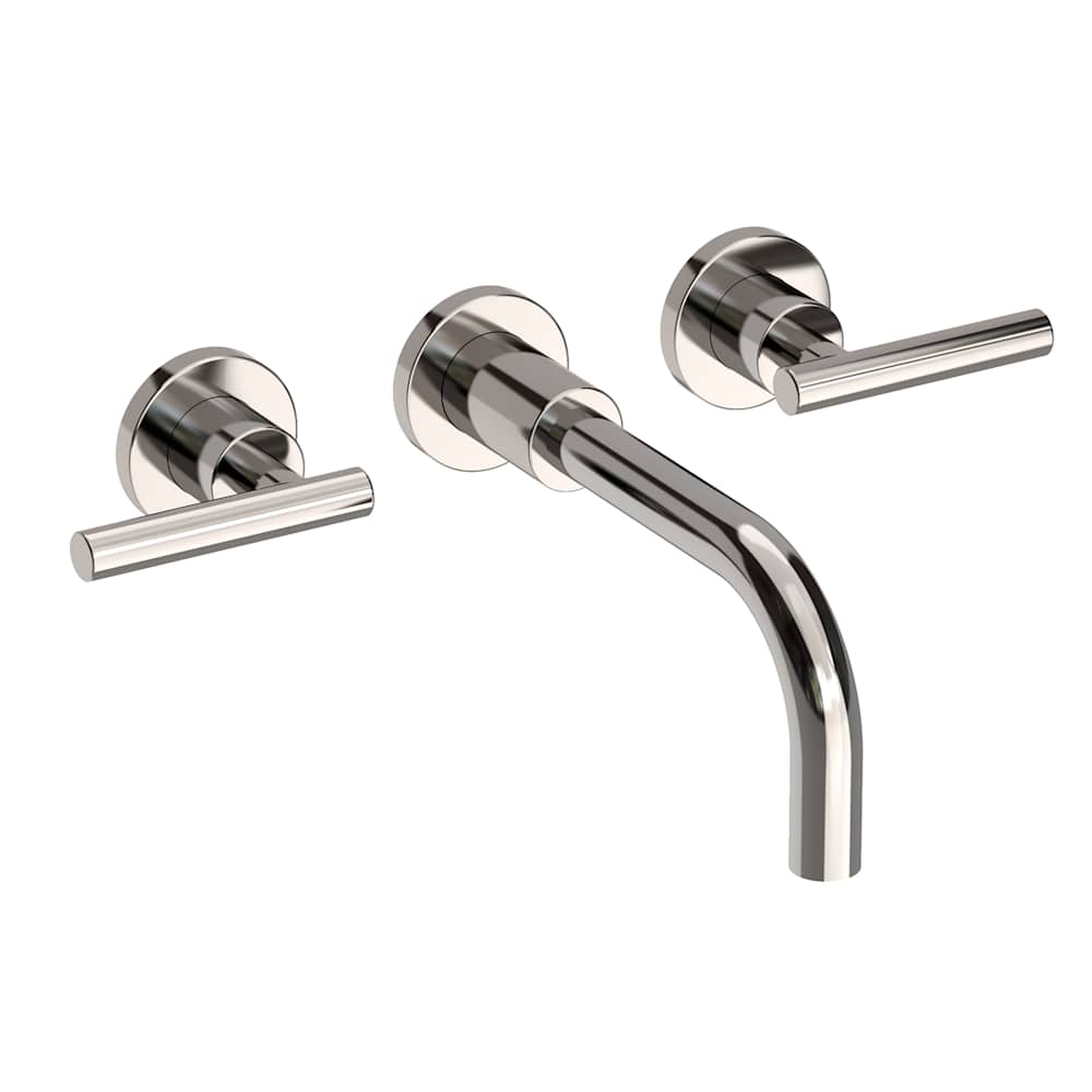 East Linear 1.2 GPM Wall Mounted Widespread Bathroom Faucet